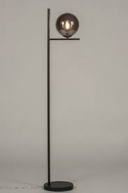 vloerlamp 13259 modern retro art deco glas vloerlamp glas glazen bol