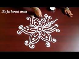 Simple Easy Rangoli Designs With 4x4 Dots Small Kolam For Beginners Latest Dots Muggulu Y Rangoli Designs Flower Rangoli Designs Rangoli Border Designs