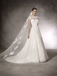 Meet Keyla By Pronovias Of Barcelona She Is A Timeless Romantic Lace Wedding Dress With An Illusi Pronovias Wedding Dress Wedding Dresses Ball Gowns Wedding