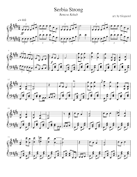 (ref:) karadzicu vodi srbe svoje. Serbia Strong Sheet Music For Piano Solo Musescore Com
