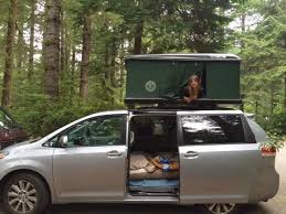 Camping Van Toyota Sienna Www Bigfoottents Com Family Camping Toyota Sienna Camp Camper Campingvan Car Tent Camping Minivan Camping Best Truck Camper