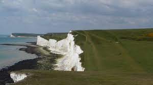 Cuckmere haven is a valley where the south downs meets the sea. Seven Sisters Chalk Cliffs Sussex U K Youtube