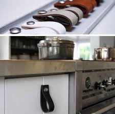 10 Easy Pieces Leather Cabinet Hardware Remodelista Cabinet Hardware Leather Drawer Pulls Diy Leather Projects
