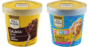 Nestle Toll House Has Released Edible Funfetti Cookie Dough And Fudge Brownie Batter Funfetti Cookies Fudge Brownies Cookie Dough