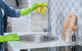 how to clean your sink, drains, faucet