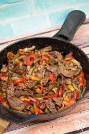 Our Favorite Steak Fajitas These Tender Steak Fajitas Are One Of My Family S Very Favorite Meals Steak Fajita Recipe Skillet Dinner Recipes Beef Fajita Recipe