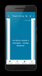 See more ideas about thoughts, life quotes, hindi quotes. Daily Thoughts For The Day App Hindi And English For Android Apk Download