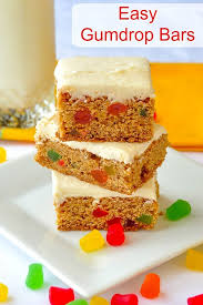 Easy Gumdrop Squares Recipe Rock Recipes Food Christmas Baking