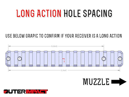 Use to add 1 of forward length for additional mounting options. Remington 700 Long Action Picatinny Rail Adapter Scope Mount Base