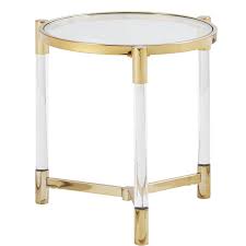 Chingford End Table End Tables Tempered Glass Table Top Glass End Tables