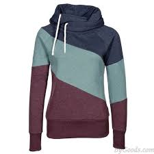 Buy liacowi long sleeve hoodie, printed woolen overcoat with horn buckles, pocket and scarves for winter and late autumn at walmart.com Women S Contrast Color Stitching Hoodie Pullover Sweater Cashmere Wool Sports Overcoat Coats Jackets Clothing Apparel Bygoods Com