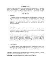 Los derechos humanos son universales e inalienables. Caracteristicas De Los Derechos Humanos Docsity