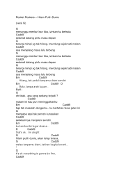 Lagu yang dirilis pada 2008 ini merupakan salah satu singel. Chord Kunci Gitar Lagu Hilang Tanpamu