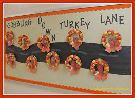 Make this fall scene by sticking blue paper on your board. Roundup Review Of Miscellaneous School Resources Thanksgiving Bulletin Boards Preschool Birthday Bulletin Boards December Bulletin Boards
