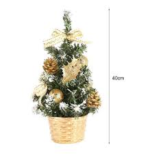 Takefuns Mini Artificial Christmas Tree With Gold Bows Best Choice Christmas Decoration For Tabl Christmas Tree Christmas Decorations Artificial Christmas Tree