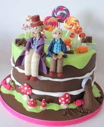 Charlie The Chocolate Factory Chocolate Factory Library Cake Character Cakes