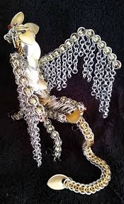 How to Chain Your Dragon (the Tutorial) - Instructions to Build Your Very  Own Freestanding Dragon Sculpture Out of Little Metal Rings - Etsy