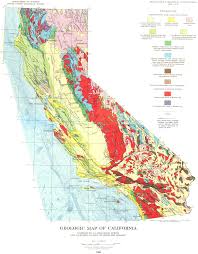 Geology California Map Geology Map