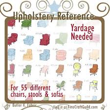 Upholstery Reference Charts