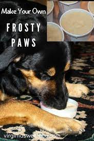 Copycat Frosty Paws Recipe Frosty Paws Frosty Paws Recipe Frozen Dog