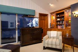 The most common living room cabinet material is wood. Motorized Tv Cabinet Point Loma Motorized Tv Stand