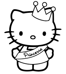 A complex coloring page of a cat consisting of many elements. Top 30 Free Printable Crown Coloring Pages Online