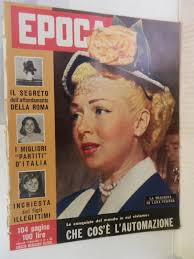 EPOCH April 13, 1958 Lana Turner Khrushchev Audrey Hepburn Dossena Oma