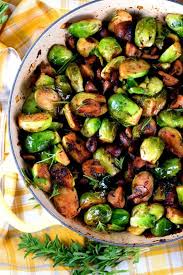 Pan Seared Brussels Sprouts And Mushrooms Lord Byron S Kitchen Brussel Sprouts And Mushroom Recipe Brussel Sprouts Stuffed Mushrooms