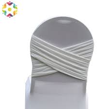 source factory back ruffled cross lycra stretch elastic banquet chair covers universal cheap spandex whi chair covers wedding banquet chair covers chair covers