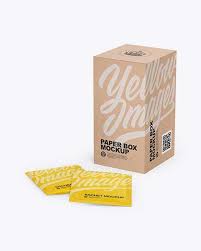Just add your own custom design inside the smart object and you are done. Download Design Tissue Box Mockup Yellowimages Kraft Box W Sachets Mockup In Sachet Mockups On Yellow Images A Collection Of Free Premium Photoshop Smart Object Showcase Mock