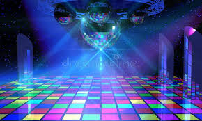 Colorful Dance Floor With Several Disco Balls Colorful Dance Floor With Several Affiliate Disco Balls F Backdrops For Parties Disco Party Disco Floor