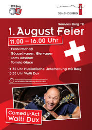 1 day ago · sonntag 1. 1 August Feier Stv Berg