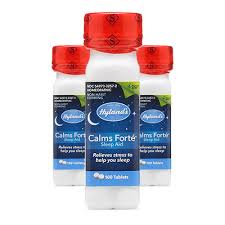 Calms forté tablets · temporary symptomatic relief of nervous tension and occasional sleeplessness · soothing formula eases tension and promotes sleep naturally . Calms Forte Hyland S 1 Super Sleep Aid Thtm