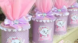 Elaboración de centros de mesa para bodas y eventos. Dulceros Para Fiestas Infantiles Con Latas De Aluminio