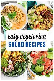 Vegetarian And Vegan Salad Recipes Rhubarbarians Vegetarian Salad Recipes Vegan Lunch Recipes Vegetarian Recipes Dinner