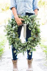 We stock and sell a large variety artificial flowers and floral supplies. Diy Faux Eucalyptus Wreath Tutorial Maison De Pax