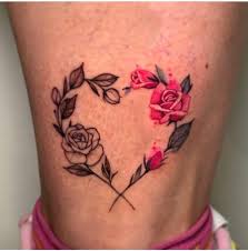 Heart made of flowers tattoo. 10 Beautiful Heart Tattoo Designs Wondafox
