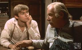 John Boy Getting Words Of Wisdom From Grandpa The Waltons Tv Show John Boy Walton