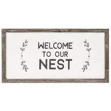 Welcome To Our Nest In 2021 Wood Wall Decor Wood Wall Wall Decor Hobby Lobby
