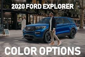 What Are The 2020 Ford Explorer Color Options Muzi Motors Inc