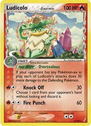 Detailing all effects of the card Ludicolo D Ex Crystal Guardians 6 Bulbapedia The Community Driven Pokemon Encyclopedia