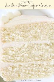 The most amazing moist vanilla bundt cake that is firm enough to hold it's shape in a bundt pan but still tender enough to enjoy for days. The Best Vanilla Bean Cake Recipe My Cake School