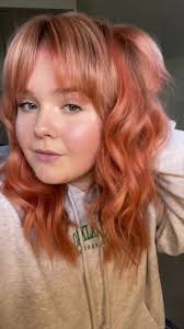 Taking the copper plunge with @bleachlondon tangerine dream and awkward  peach 🧡 styling with @ghd #copperhair #copper #bleachlondon  #bleachlondontoner #tangerinedream #awkwardpeach #hairtoner ...