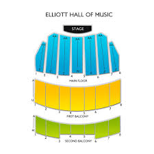 Elliott Hall Of Music 2019 Seating Chart