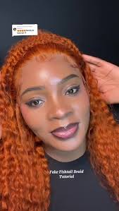 Replying to @elvirakasongo The wig was a bit too small for me but made it  work 🤎🤎! #fishtailbraid #fakefishtailbraid #fishtailbraidtutorial  #wiginfluencer #wiginstall #blowthisupforme #deepwavewig ...