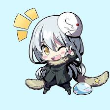 That Time I Got Reincarnated As A Slime Anime To Novel That Time I Got Reincarnated As A Slime Rimuru Waifu Chibi In 2020 Slime Wallpaper Anime Wallpaper Live Chibi