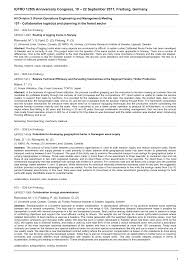 IUFRO 125th Anniversary Congress, 18 – 22 September 2017, Freiburg, Germany