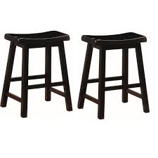 Best home and restaurant stools. Coaster Home Furnishings 24 Inch Wooden Counter Stools Black Set Of 2 180019 The Home Depot