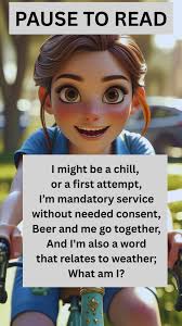 Educated Ellie, one of the unstoppable Riddle Sisters, is out for a summer  ride — but of course, she’s multitasking. Why just bike when you can bike  and drop a riddle at the same time?, She’s keeping ...