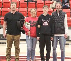 Basketball seniors celebrated
